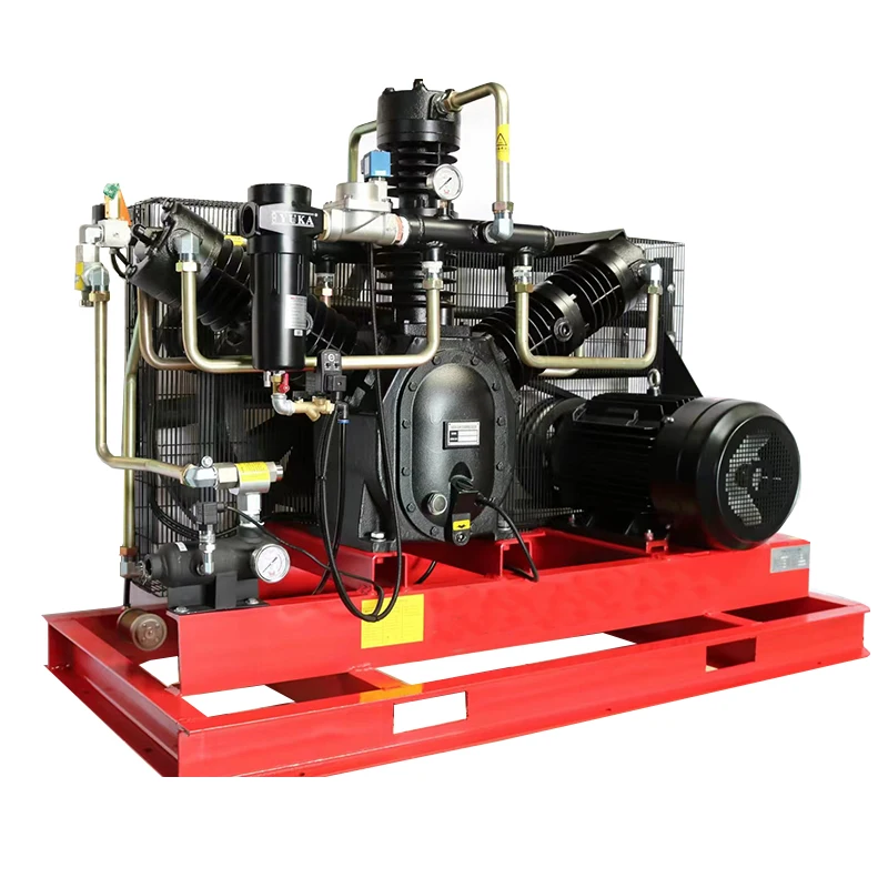 40bar 4.0Mpa Industrial 6.0m3/min 4 Cylider Piston Booster Air Compressor for Sales