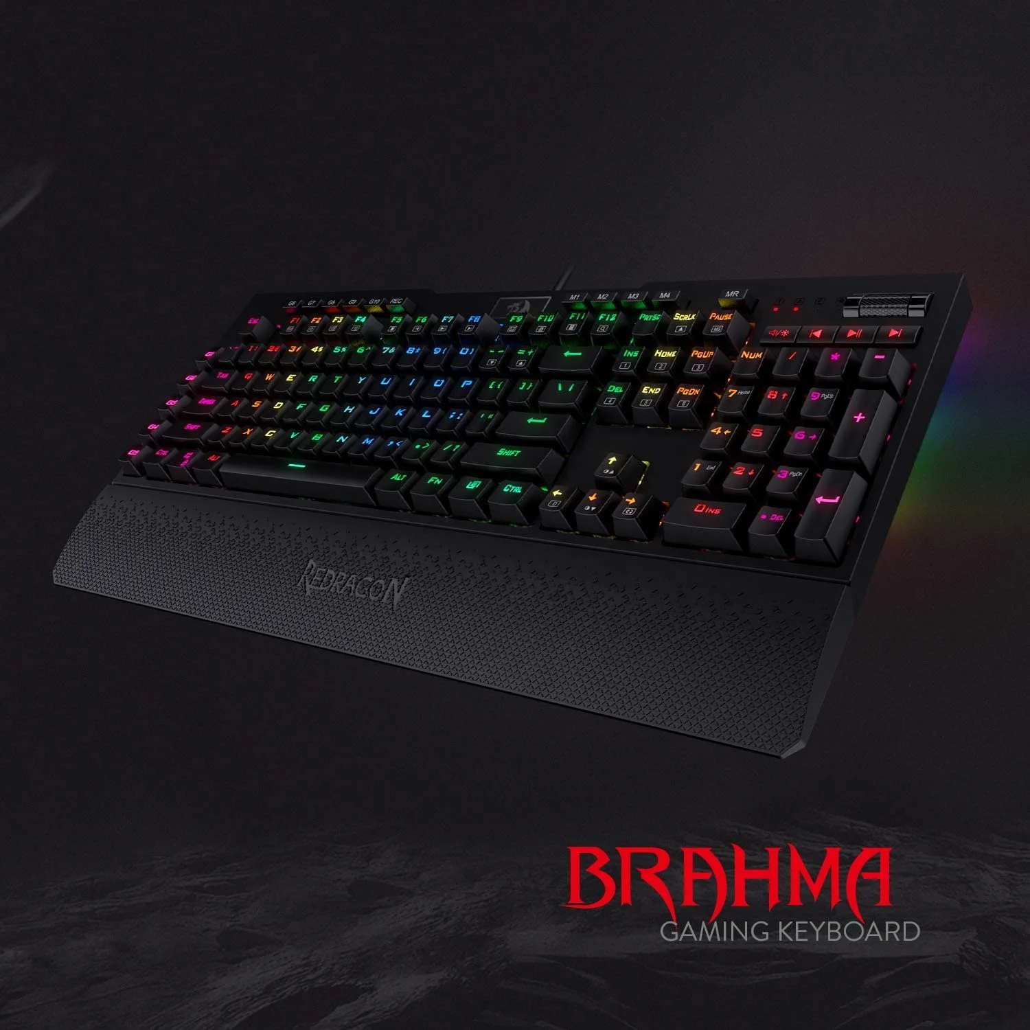 Redragon K586 Brahma RGB Mechanical Gaming Keyboard with Blue Switches