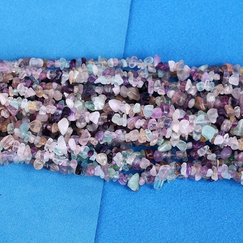 Natural Stone Beads jade beads for jewelry making Irregular Howlite Agate Aventurine Jasper Fluorite Amethyst Citrine Chips