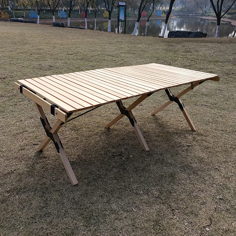Manufacturer Wholesale Heavy-Duty Outdoor Picnic Table Chair Set Portable Foldable Folding Wood Timber Camping Steel Plastic