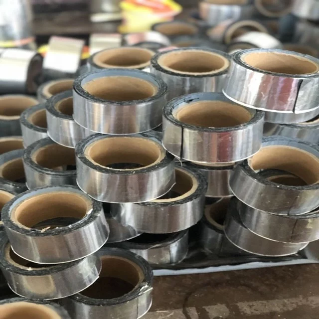 
self adhesive bitumen waterproof membrane 2.5M aluminum foil roofing tape 