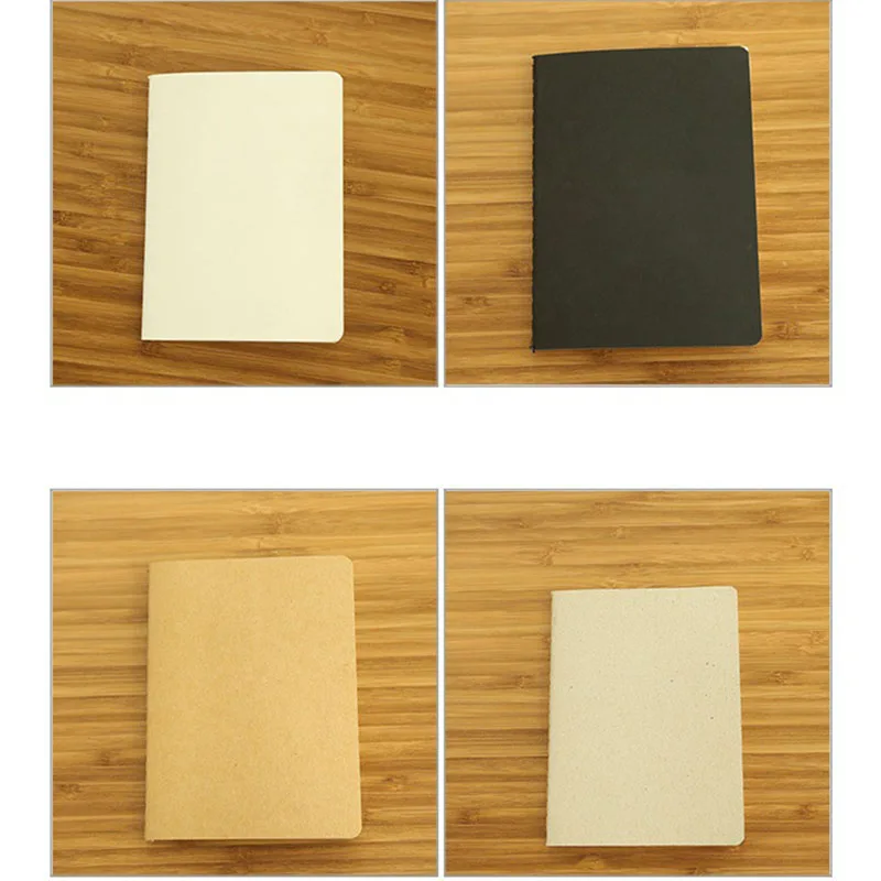 Office notebook Supplies Diary DIY Retro The Kraft Paper Blank Memo Pad Sketch Book Notepad