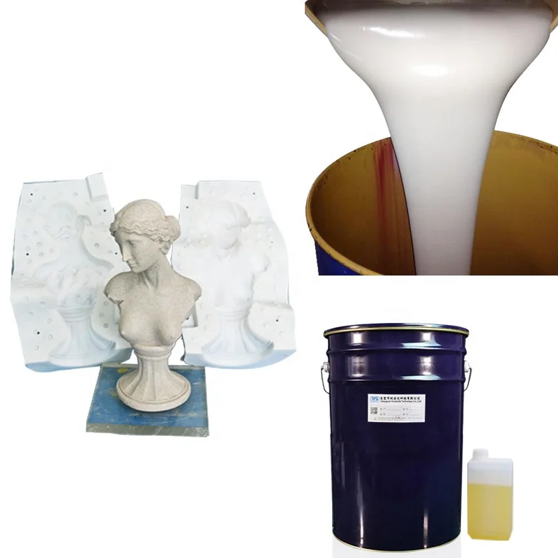 Жидкий силиконовый каучук RTV2 для формы статуй и скульптур