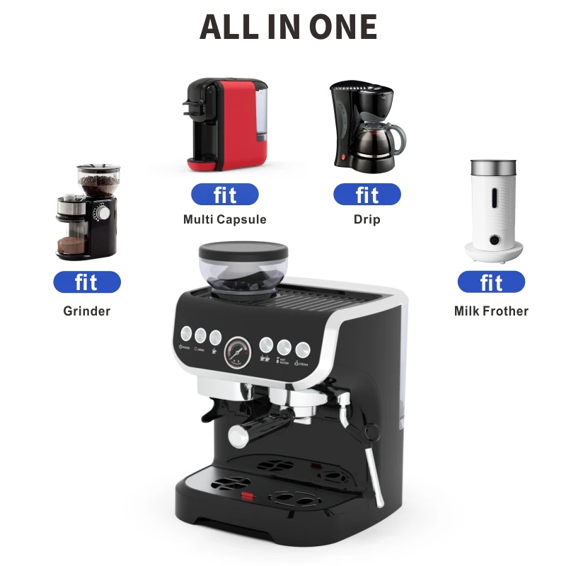 Лучшая Кофеварка Cafetera Express автоматическая Коммерческая 3 в 1 кофе-машина Expresso эспрессо для продажи
