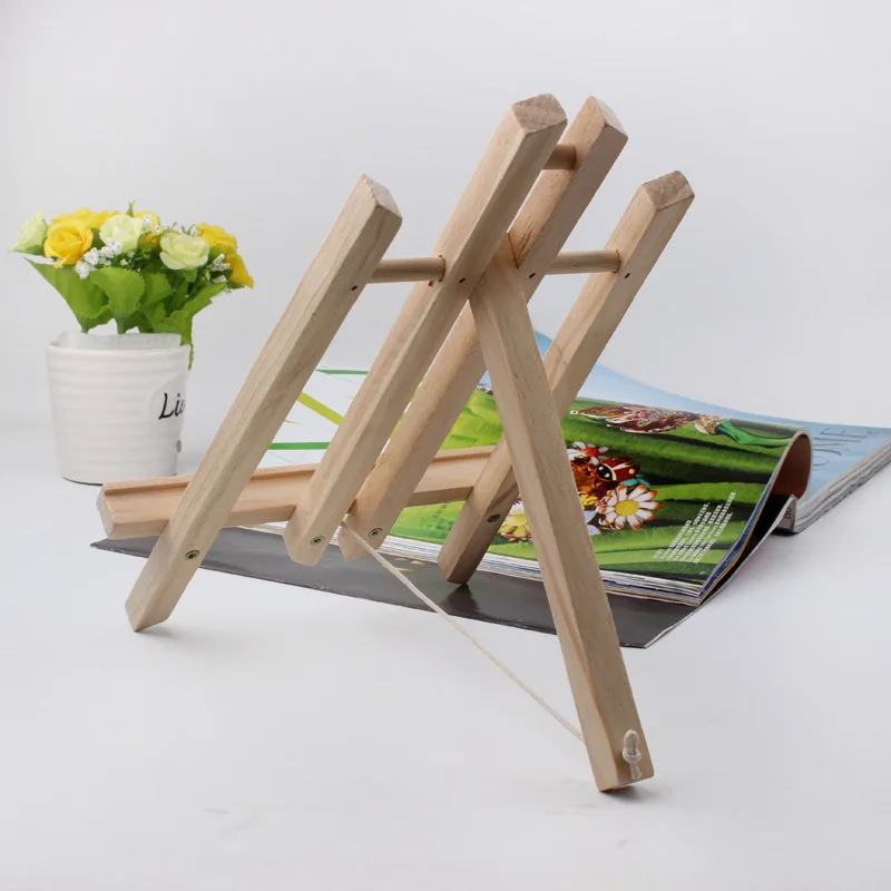 30cm 40cm 50cm Artwork Display Studio Stand Artist Miniature Wooden Easel Photo Oil Painting Display Stand