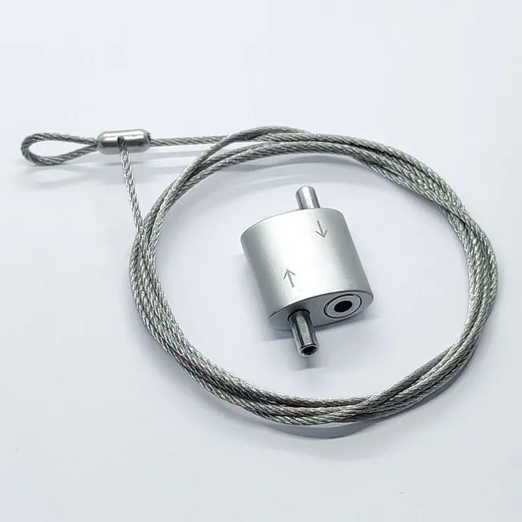 stainless steel wire rope clip looping gripper cable for hanging system lighting and display