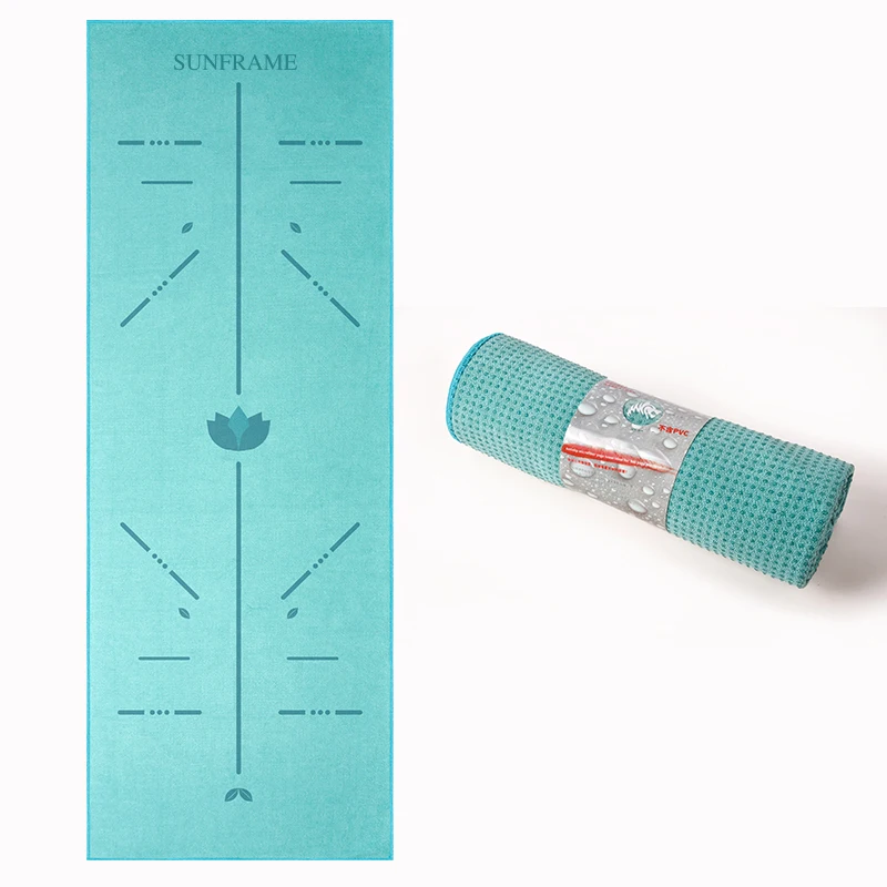 Полотенце для йоги Sunframe, нескользящее Горячее Полотенце Для Йоги из микрофибры, Размер 183x65 см, оптовая продажа