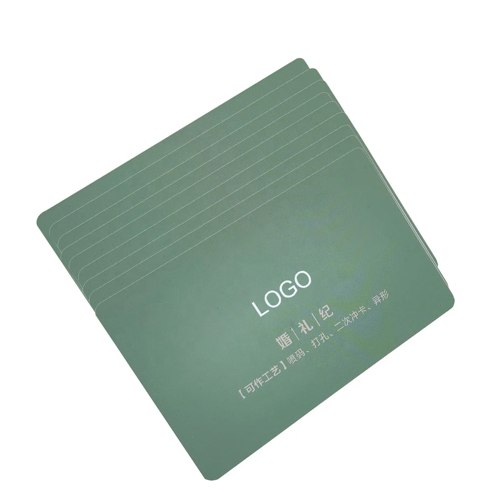 Business Card Printing Custom PVC Transparent Plastic Business Card Wedding Cards