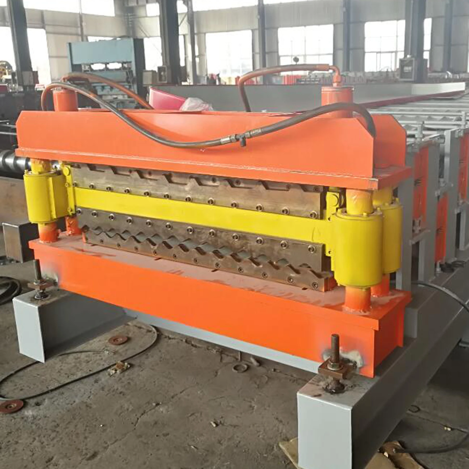 HKY-RFM 2024 High quality Machine de tole bac Machine de tuile double layer speed 15-30M/Min