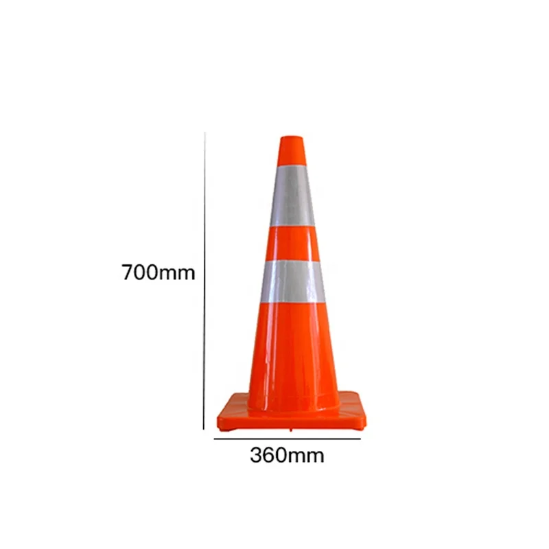 70cm Australia /Nz/ American New Standard Customize Logo Safety Road PVC Traffic Cone