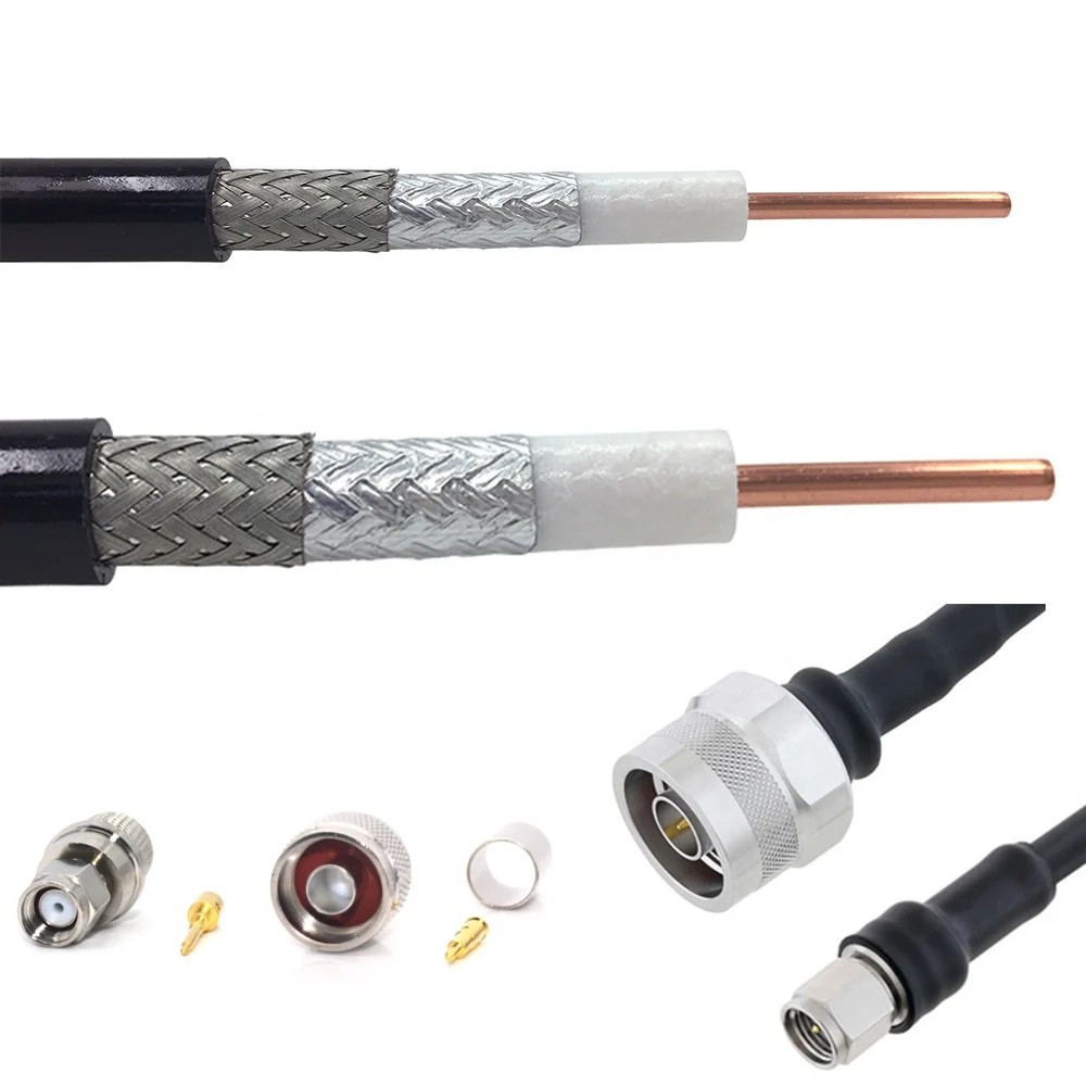 Raynool Low Loss 400 LMR400 CNT 400 RG8 Coaxial Cable China factory Indoor Outdoor Rated Coax Cable