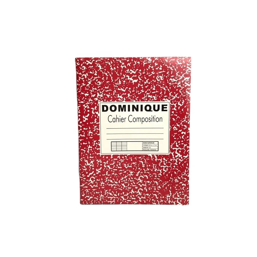 Лучшая цена DOMINIQUE 72 листа тетрадь для упражнений Cahier Composition book