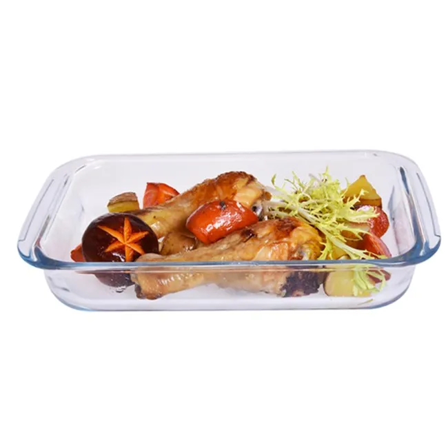 high borosilicate glass dinner set plate oven microwave safe plates