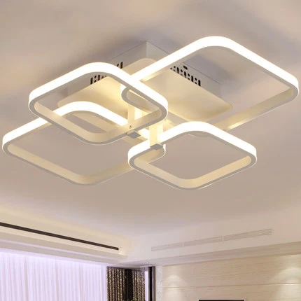 Nordic Modern Decorative Aluminum Led Flush Mount Ceiling Lamp Light for Living Room Bedroom