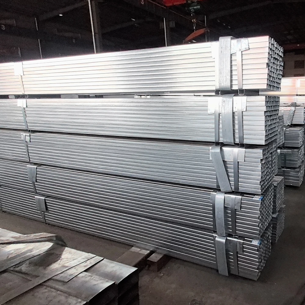 Galvanized Square Pipe Telescoping Tube 14 Gauge 60 X 60 6m 100mm 100mm X 100mm Brackets