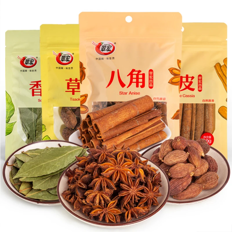 Wholesale Fragrance combinations Cinnamon, star anise, herb nuts and allspice leaves Seasoning for roasted vegetables and stews