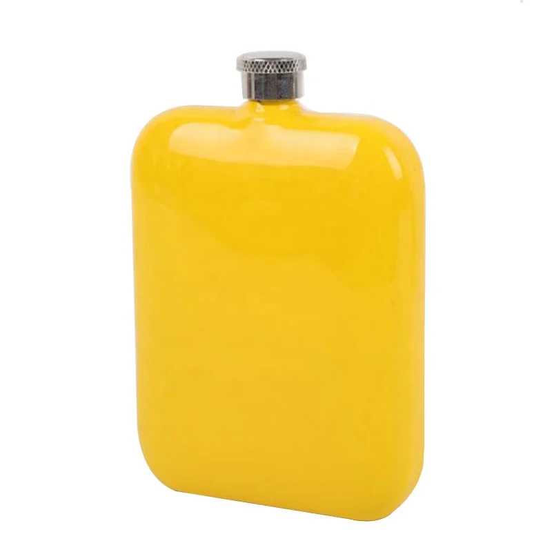 Hot Selling Square Shape Flasks liquor Hip Stainless Steel 6oz 180ml Whisky Hip Flask Water Bottle