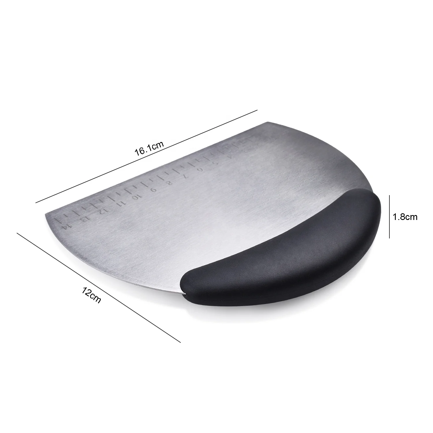 Kitchen Gadget Dough Cutter PP Handle With Scale Baking Tools Pastry Cutter