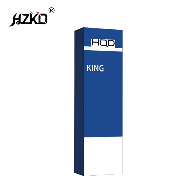 Лидер продаж, новинка, набор для вейпа HQD KING, быстрая доставка, 100% оригинал, 2000f, разные цвета, в наличии, оптовая продажа, пустой