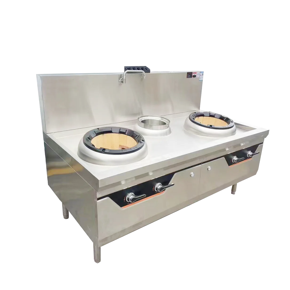 VICTORY KITCHEN Hot Sale Stainless Steel Work Table Kitchen Gas Stove Inox Restaurant Equipment for or Other Hotel