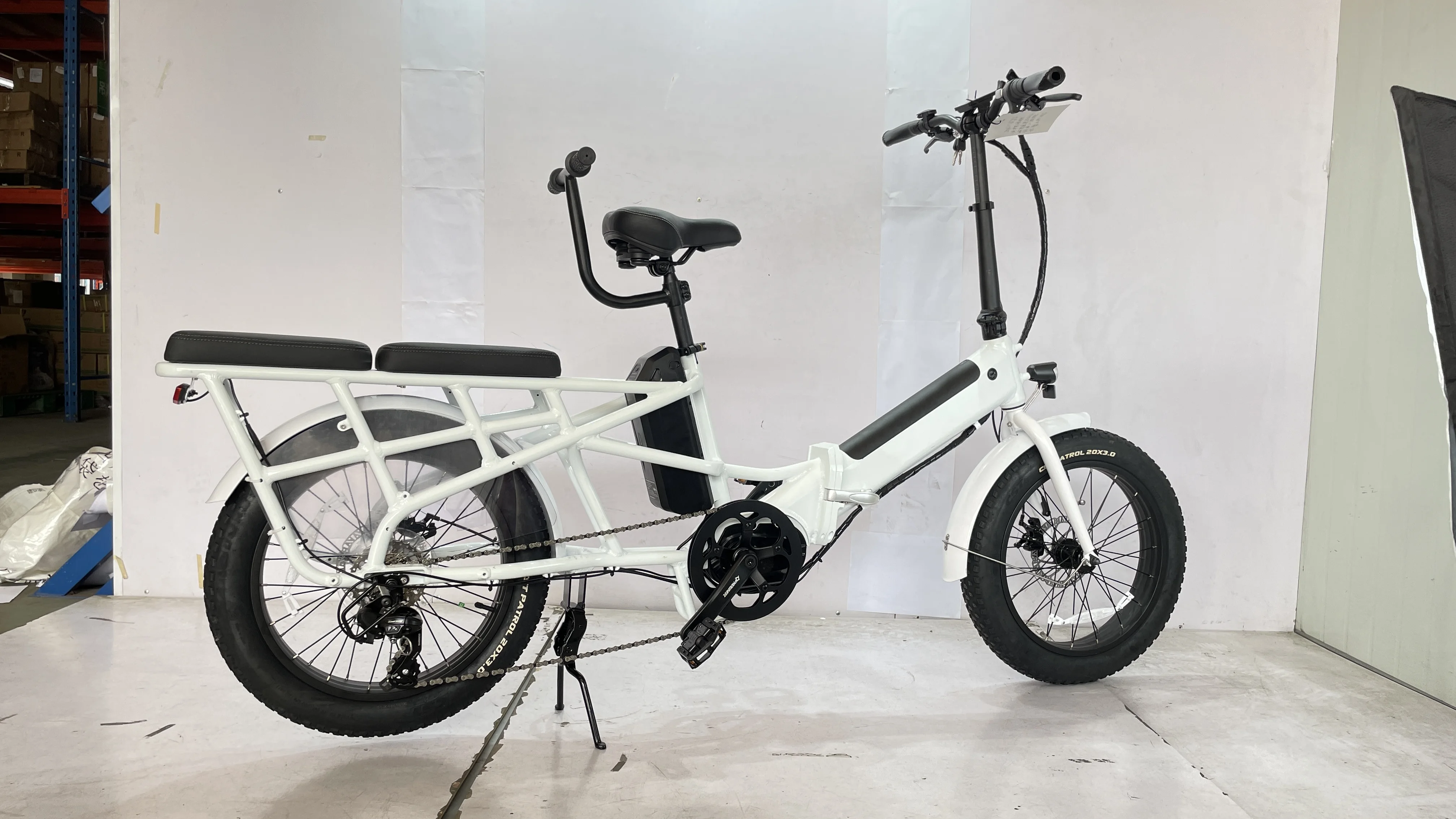 750w Double lithium battery adult ebike electric cargo bike delivery e-bike family bike
