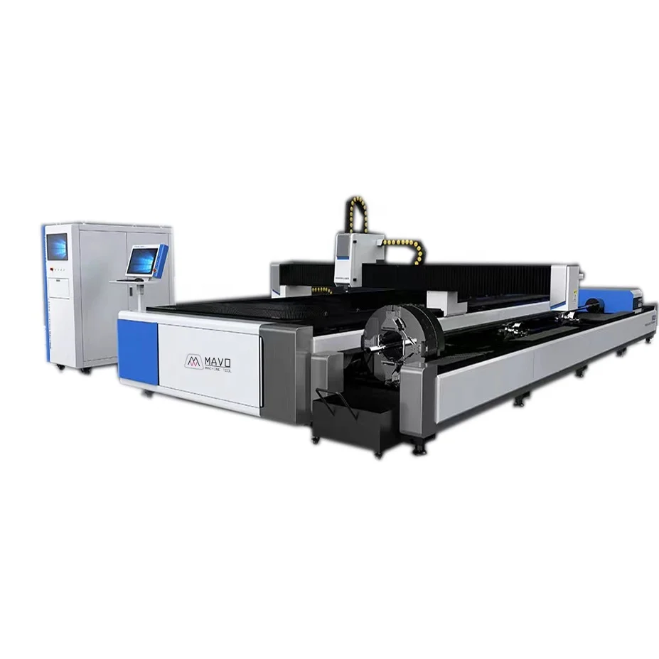 MAVO Economical Series mild steel cutting thickness 0.3 to 60 mm metal laser cutting machine