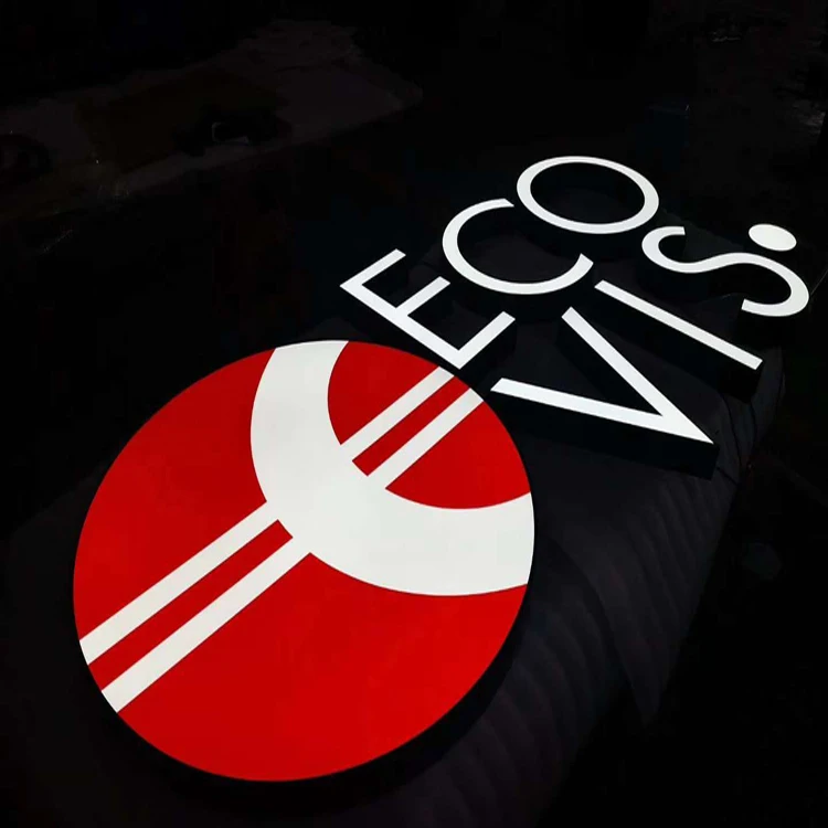 3D Acrylic Signs Custom Business Logo Beauty Salon Nail Hair Studio Wall Decor Company Name Sign LED