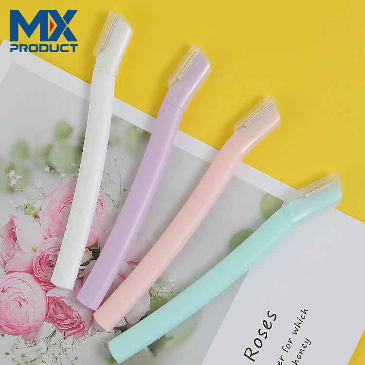 Wholesale Low Price Women Makeup Tools Eyebrow Trimmer Stainless Steel Blade Eyebrow Trimmer With Cover