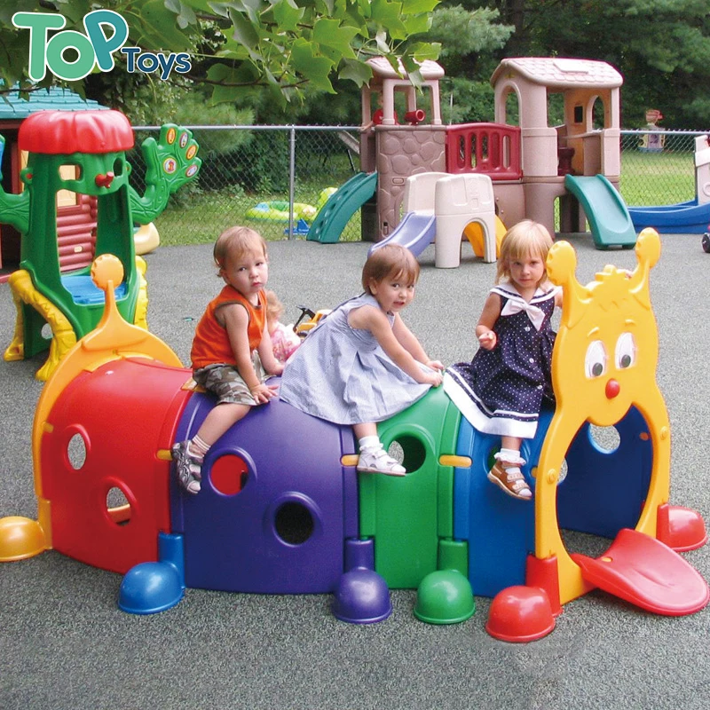 Reggio Furniture Preschool Outdoor Children Crawling Plastic Tunnel Plastic Toys For Kid kindergarten Daycare Outdoor Furniture