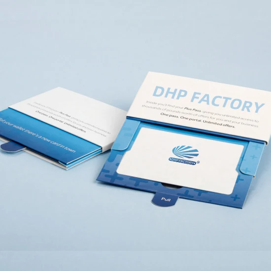 Luxury Custom Logo Metallic Foil Stamping Paper Cardboard Gift Card Box Packaging for Gift Vip Credit Business Card