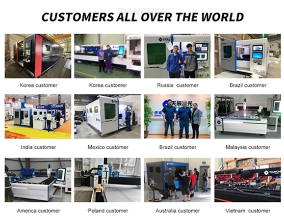 hot sale 1kw 2kw sheet metal processing laser cutter machine with CE certification