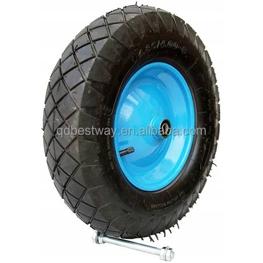 inflatable rubber wheel 4.00-8, 3.50-8, 3.25-8, 4.00-6, 5.00-6, 6.50-8 pneumatic tire wheel