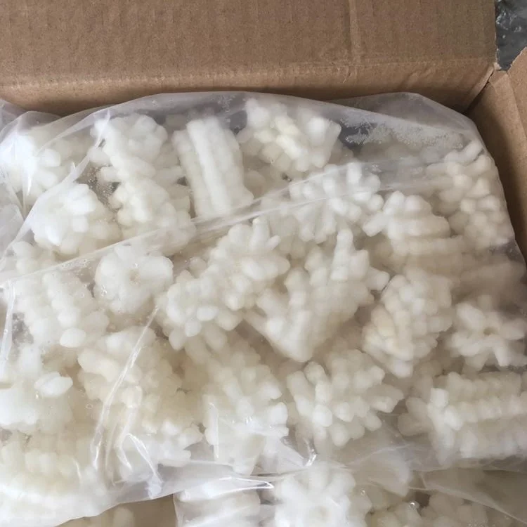 Nature frozen giant squid flower processed