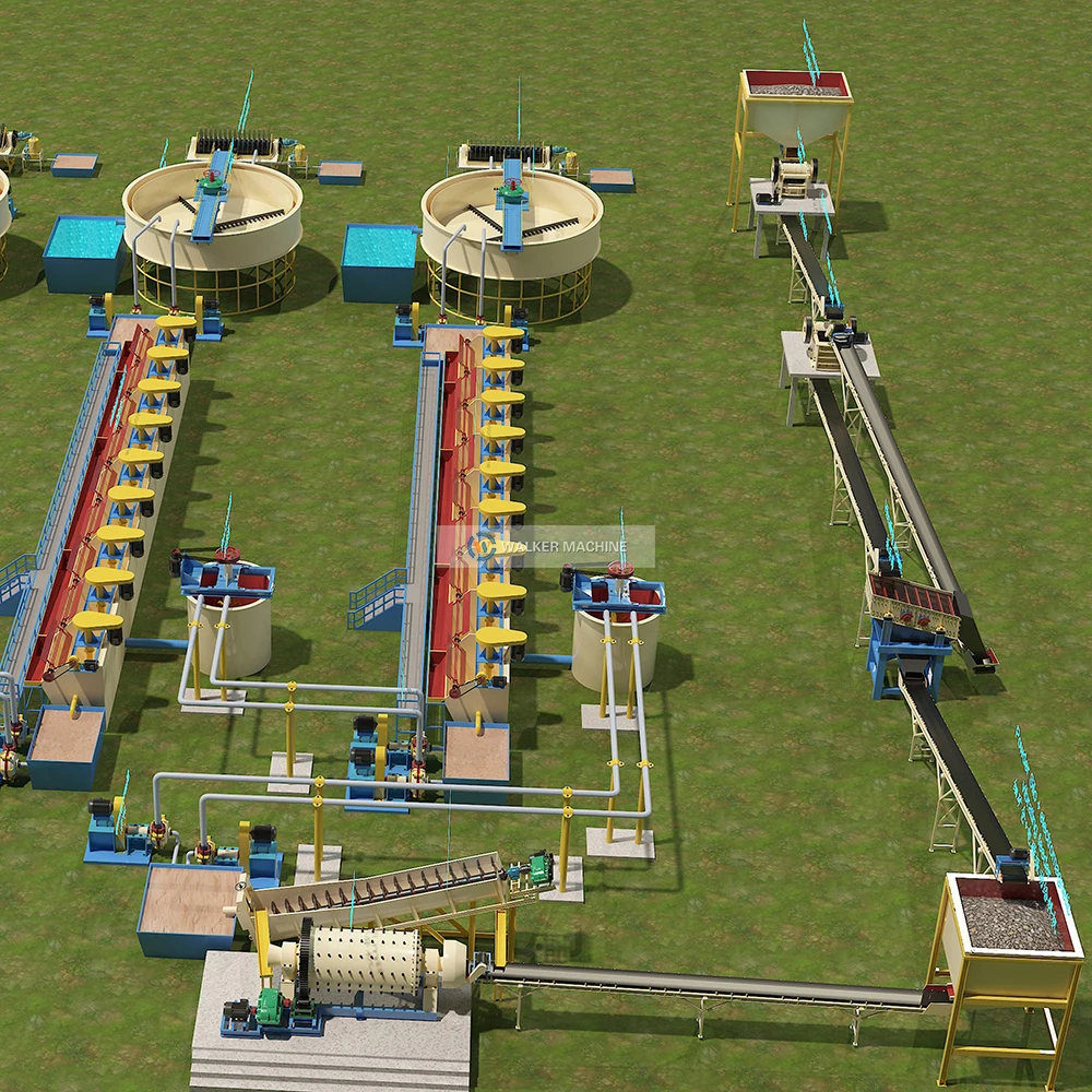 100TPD Mineral Ore Concentrate Equipment Graphite Processing Plant For Sale