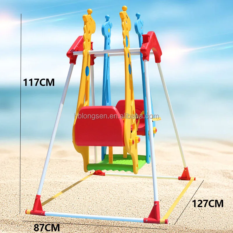 Baby Two Seat Patio Swing Toddler Garden Double Seat Swing