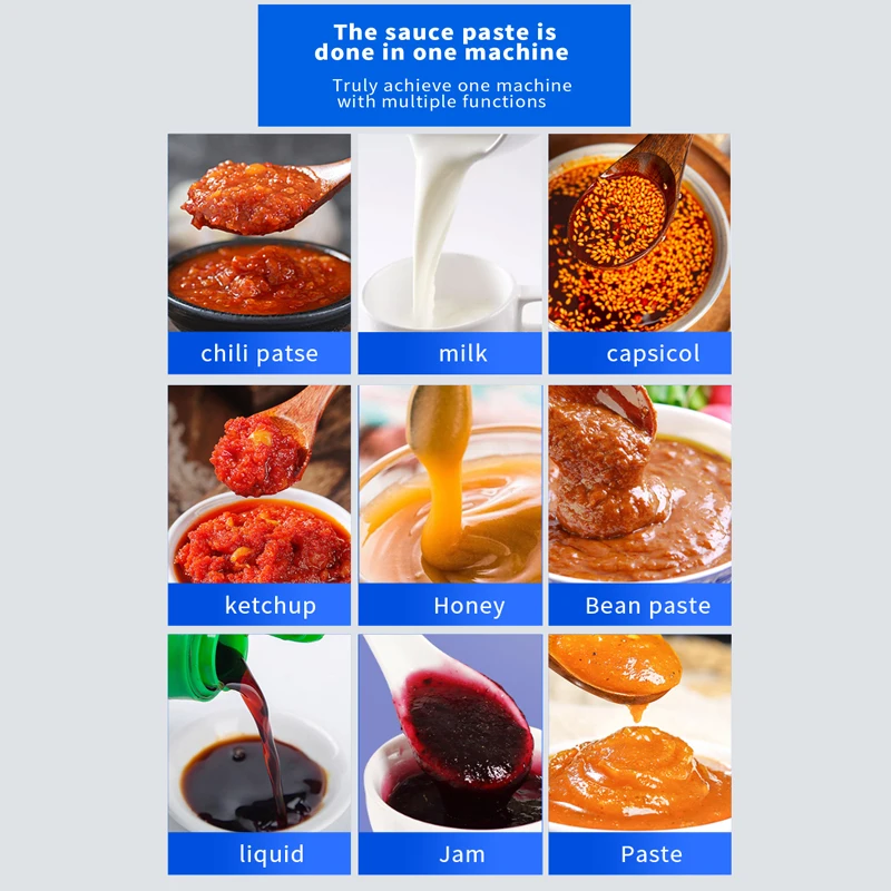 Automatic Sauce Peanut Butter Honey Stick Jar Paste Liquid Sachet Snap Filling Sealing And Packing Packaging Machine