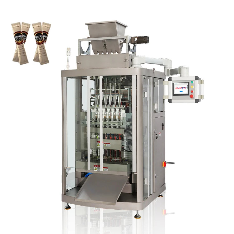 High Accuracy Automatic 6/8/10/12 Lane Multi Head Small Sachet Dry Wet Snus Powder Packaging Machine