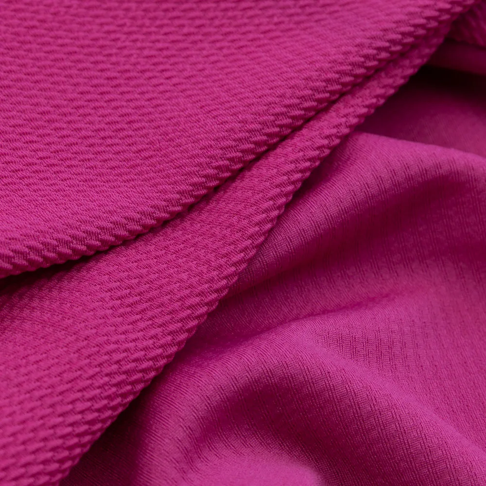 
Wholesale solid bullet polyester spandex jersey knit fabric for dress 
