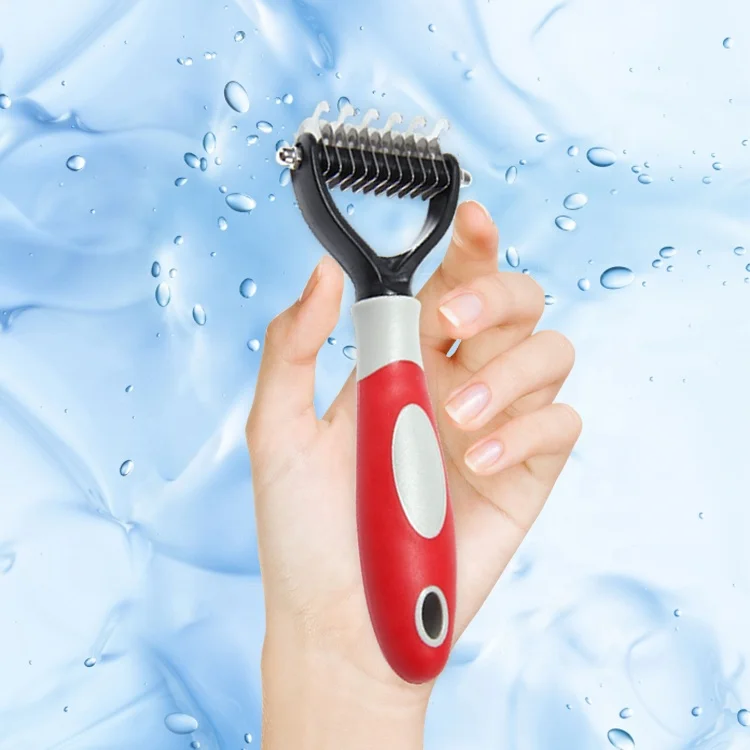 High Quality Pet Grooming Tool Bath&Massage Undercoat Hair Clean Rake Brush Pet Brush