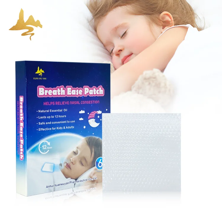 Basic Customization Sleeping Relieve Nasal Congestion White Hydrogel Nose Breathing Ease Patch
