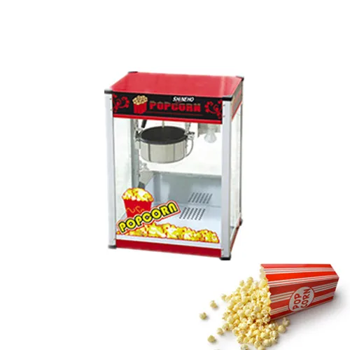 Small Scale Corn Popcorn Box Making Machine Pop Pup Retro Style Popcorn Popper