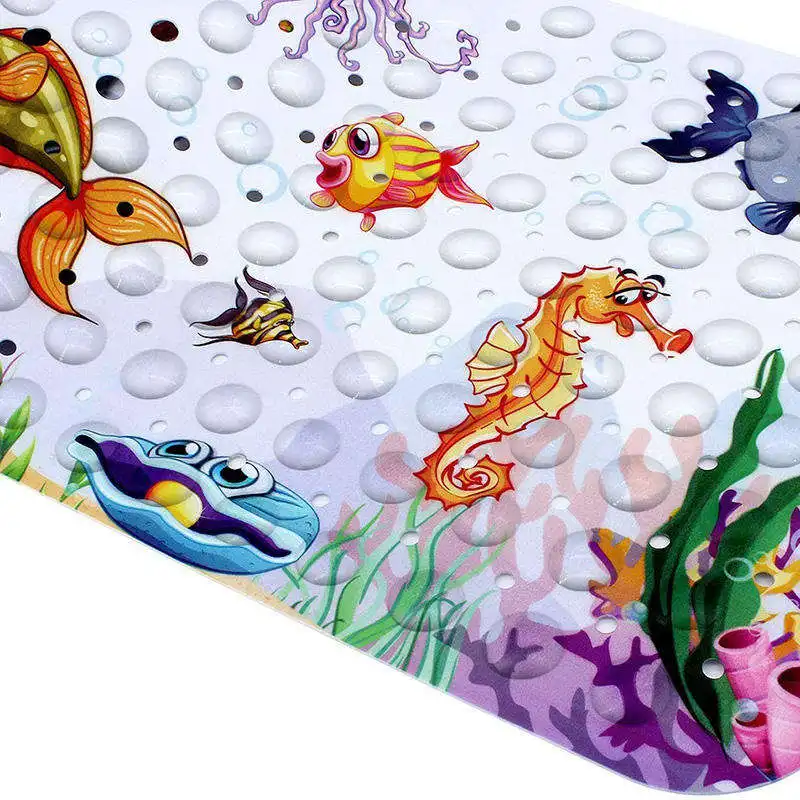 Cute Cartoon Non Slip Bath Tub Mat for kid Children Bathroom Anti Slip Floor Shower Mat