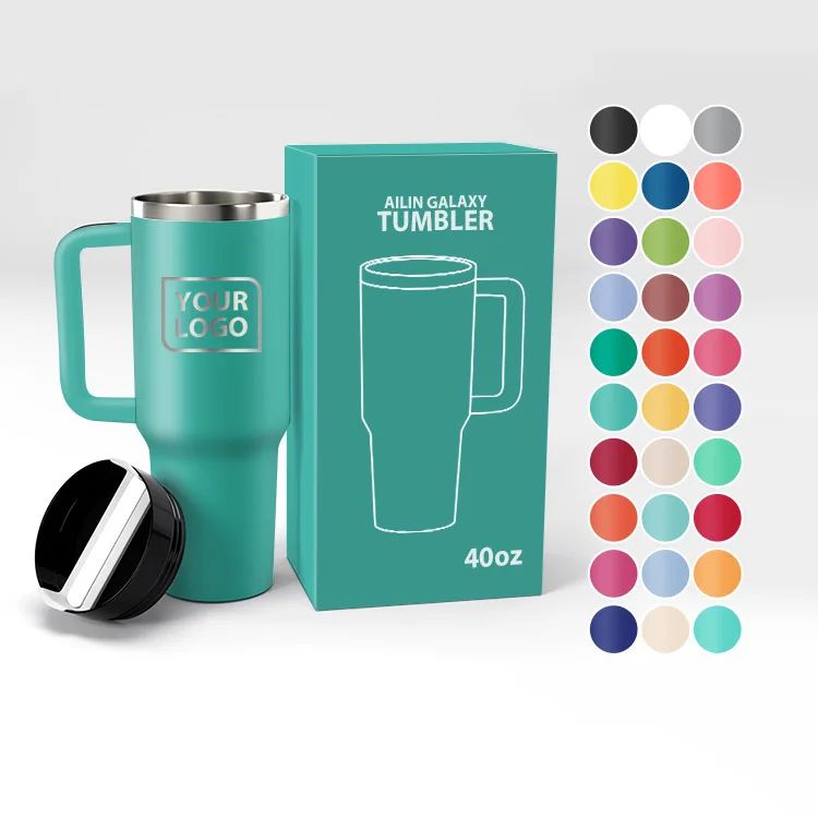 Ailingalaxy 40oz 2023 tumbler 2.0 hot sale custom logo cups new hotselling travel beer