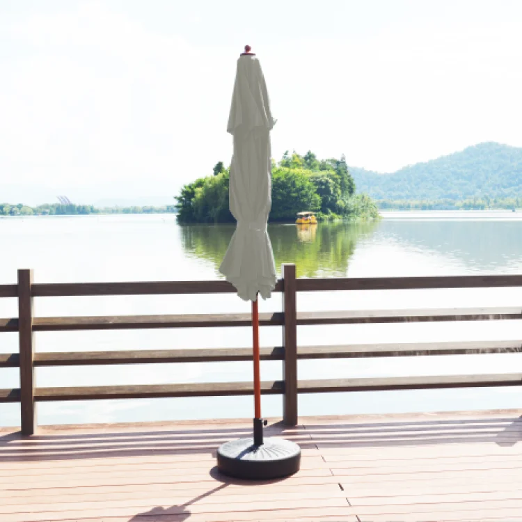 Customized Outdoor Aluminum Center Pole Parasol Custom Print Market Wholesale Patio Parasol Umbrellas