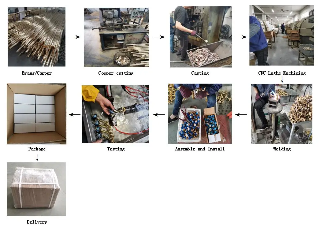 Factory hot sale 3/4/5 Function square handle brass bathroom taps  shower panel faucet