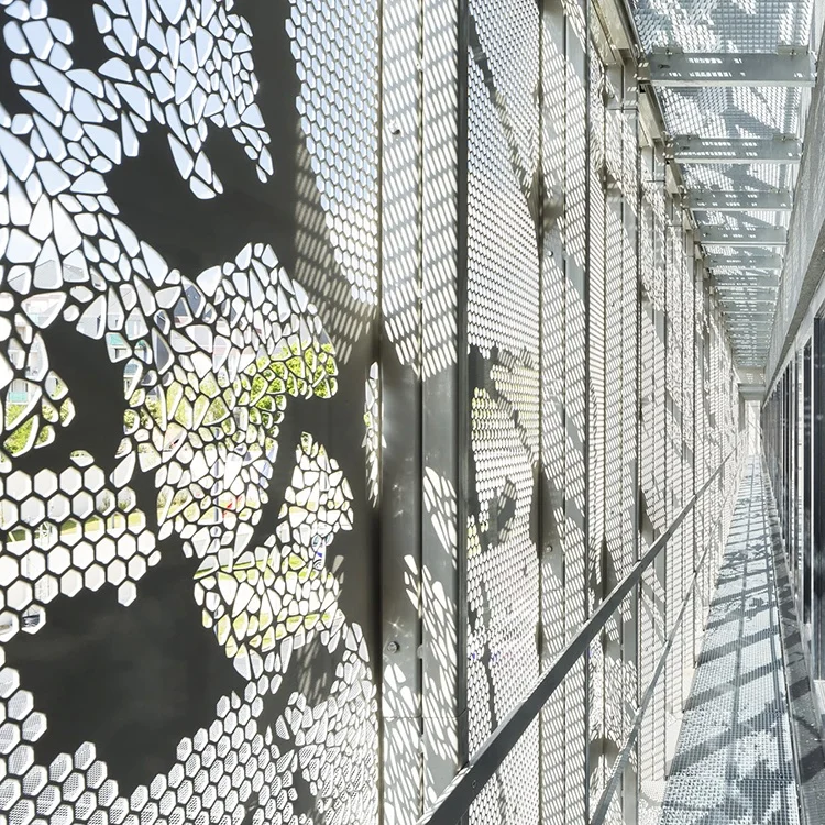 Facades Panel Exterior Decorative Alucobond Aluminium Perforated Wall Cladding Facade Panels