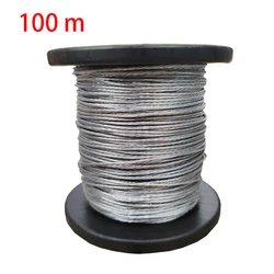 Electric Fence Wire Diameter 1.8mm  High Voltage Pulse Fence Conductive Rope Made Of Aluminum Magnesium Alloy
