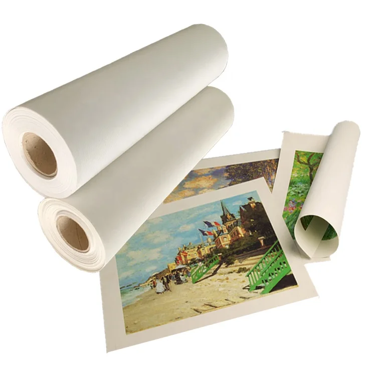 360gsm Aqueous Large Matte Canvas Art Inkjet Pure Cotton Artist Canvas