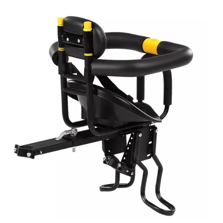 
Big black baby bicycles front mountain bike seat with the backrest 