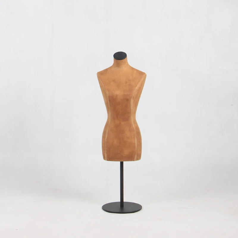 fashion cotton covered mini bust neckform mannequin for jewelry display